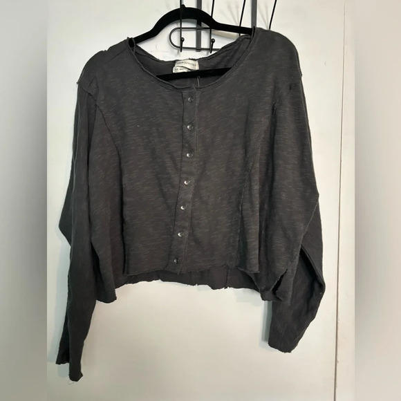 Urban Outfitters‎ Crop button down sweater/sweatshirt ‘NWT’ Womens Small - Picture 1 of 12